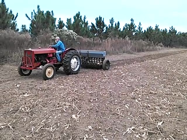 Planting front, in Rye movies, by John S. Quarterman, for Okra Paradise Farms, 20 November 2013