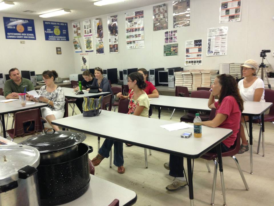 960x720 Our group for canning class, in Canning Class at Lowndes High School, by Gretchen Quarterman, for Okra Paradise Farms, 18 June 2014