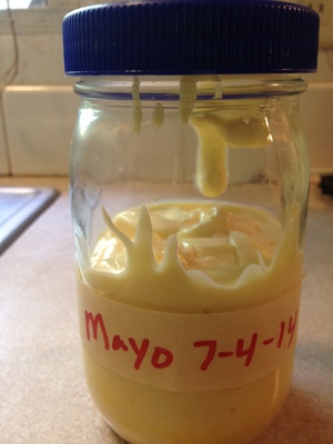 300x400 Mayonnaise, in Making Mayo at Home, by Gretchen Quarterman, for OkraParadiseFarms.com, 11 July 2014