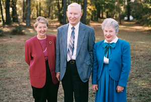 300x203 Muriel DeCarr Hancock Quarterman, Peter Clark Quarterman Jr., Rev. Mrs. Helen Quarterman Fisher, in Peter Clark Quarterman Jr. (1923-2015), by Stephen Patrick Quarterman, for OkraParadiseFarms.com, 31 December 1993