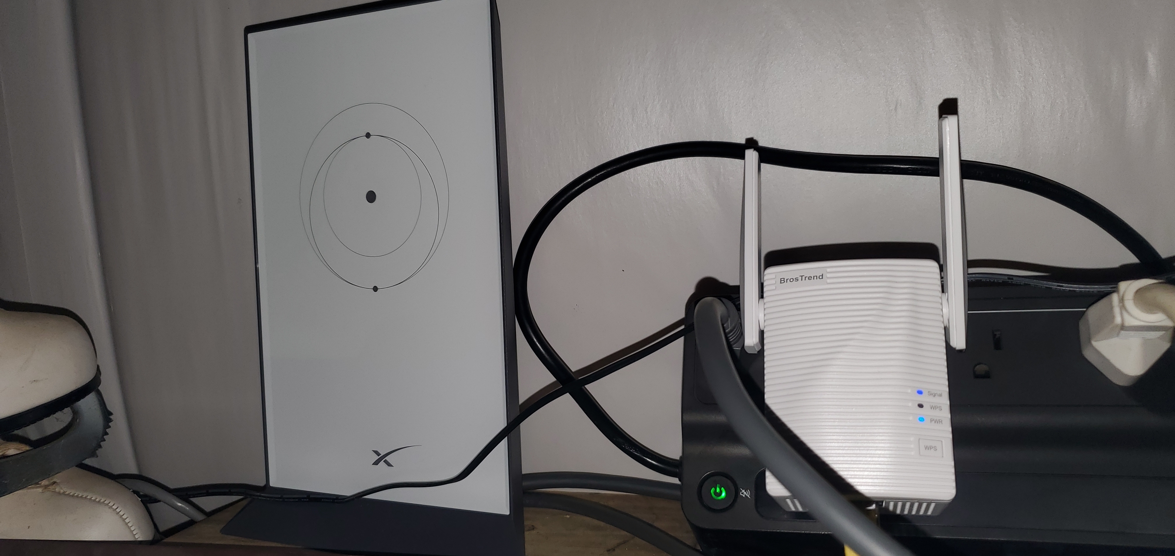 Starlink router, BrosTrend RJ45 adapter