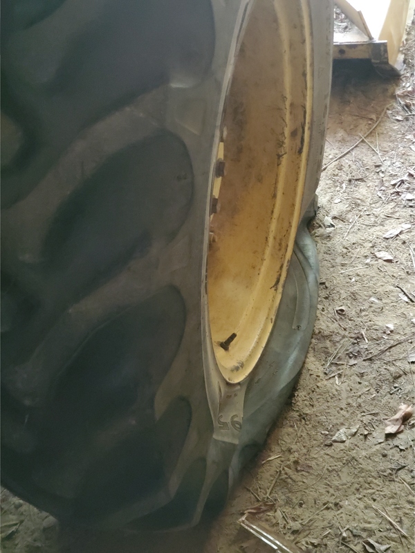[Flat tire]