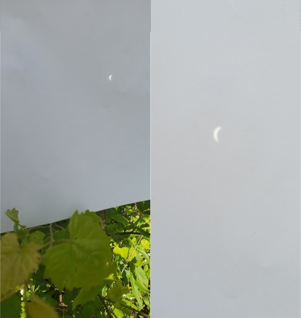 Pinhole eclipse