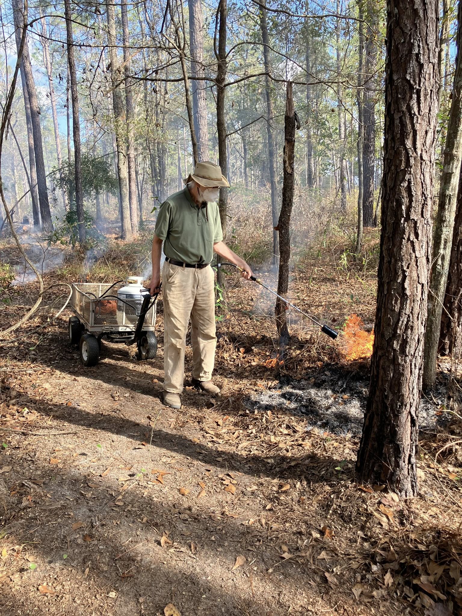 John S. Quarterman, Okra Paradise Farms, 2026-01-06 --Gretchen Quarterman